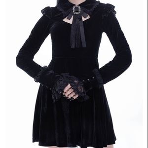 BRAND NEW 🦇 Killstar Fall From Grace Velvet Dress